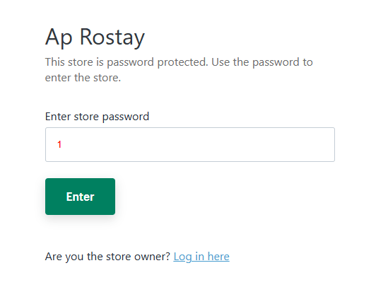 Rostay Shopify Theme